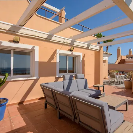 2163-amazing Penthouse, 2 Terraces Sea-golf View 아파트 *